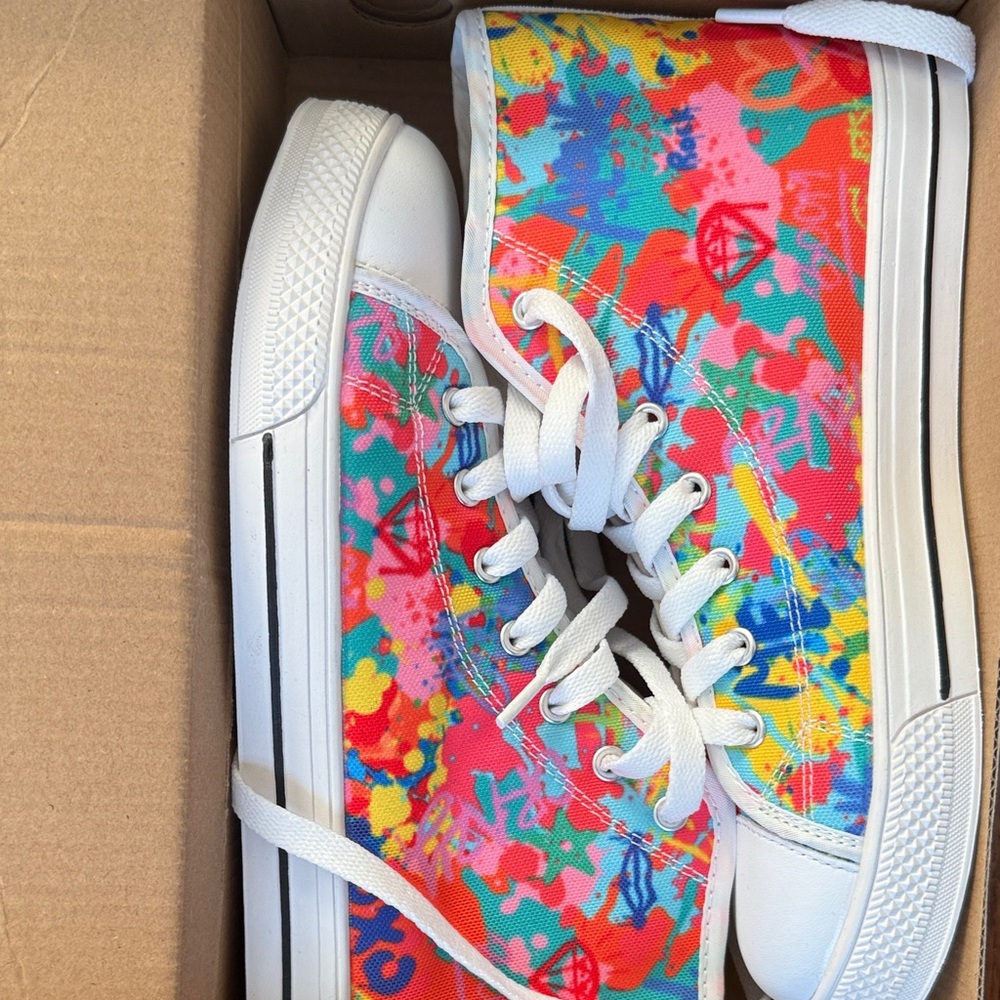 New! Vibrant Women's High-Top Sneakers